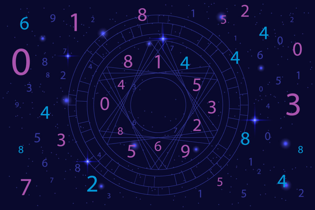 astrology-and-numerology-concept-with-zodiac-signs-and-numbers-over-starry-sky