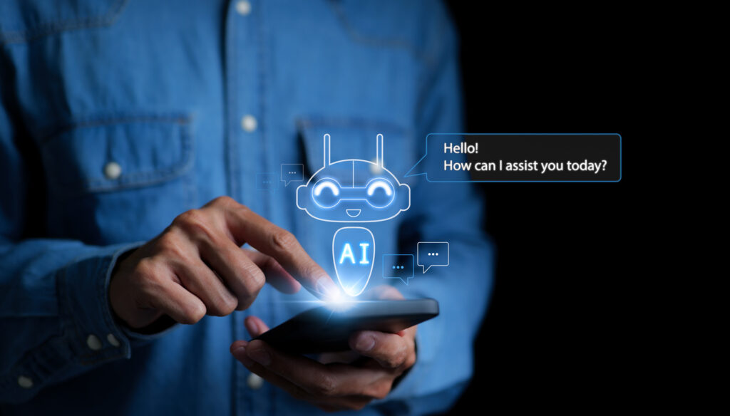 a-i-chat-with-ai-artificial-intelligence-man-using-a-smartphone-chatting-with-an-intelligent-artificial-intelligence-asks-for-the-answers-he-wants-by-enter-command-prompt-for-generates