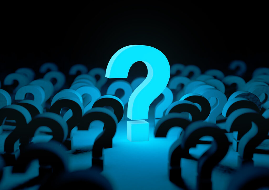 blue-question-mark-background-and-dark-space-or-room